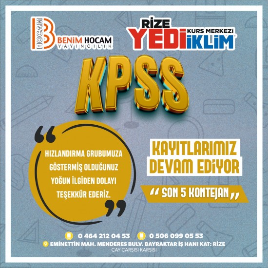 KPSS B – EĞİTİM BİLİMLERİ