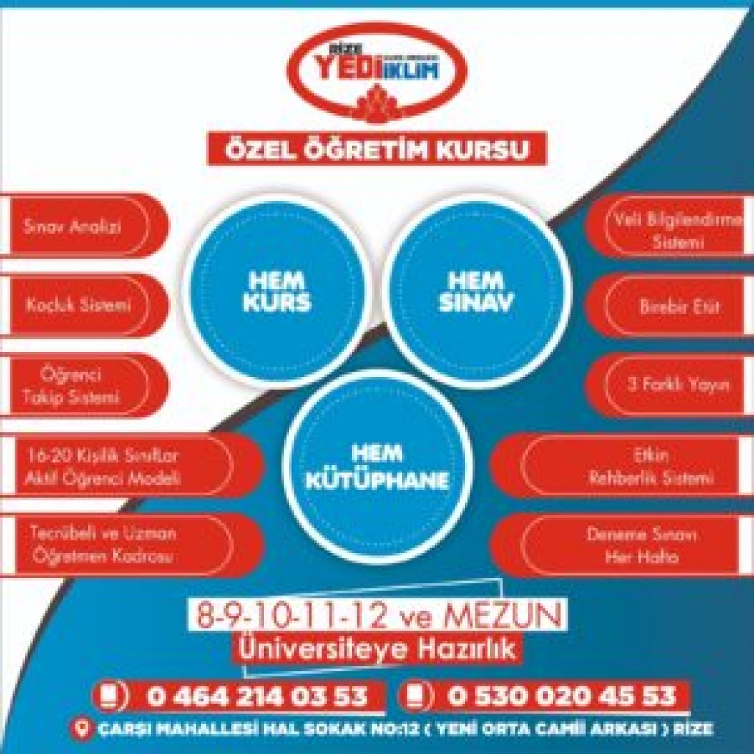 Rize Yediiklim Akademi